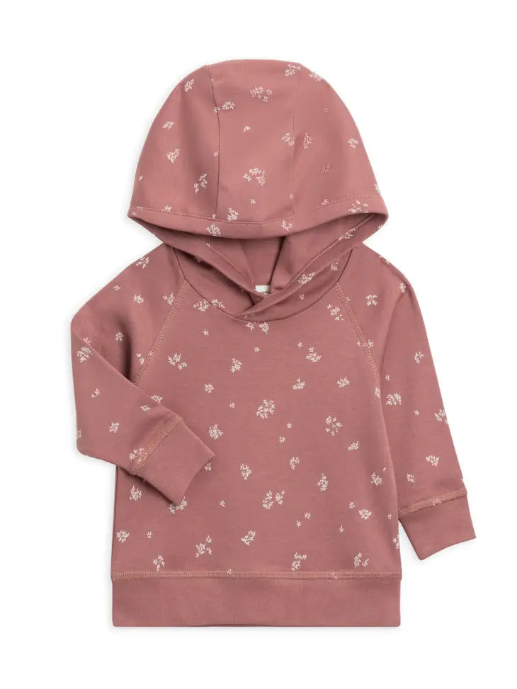 Madison Hooded Pullover-Sienna Floral/Rouge