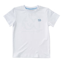 Load image into Gallery viewer, White Pro Performance Fishing Tee