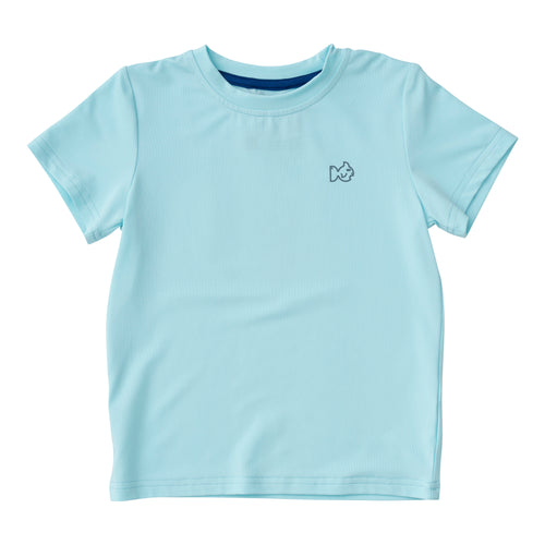 Aqua Blue Pro Performance Fishing Tee