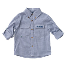 Load image into Gallery viewer, Founders Kids Fishing Shirt Set Sail Plaid