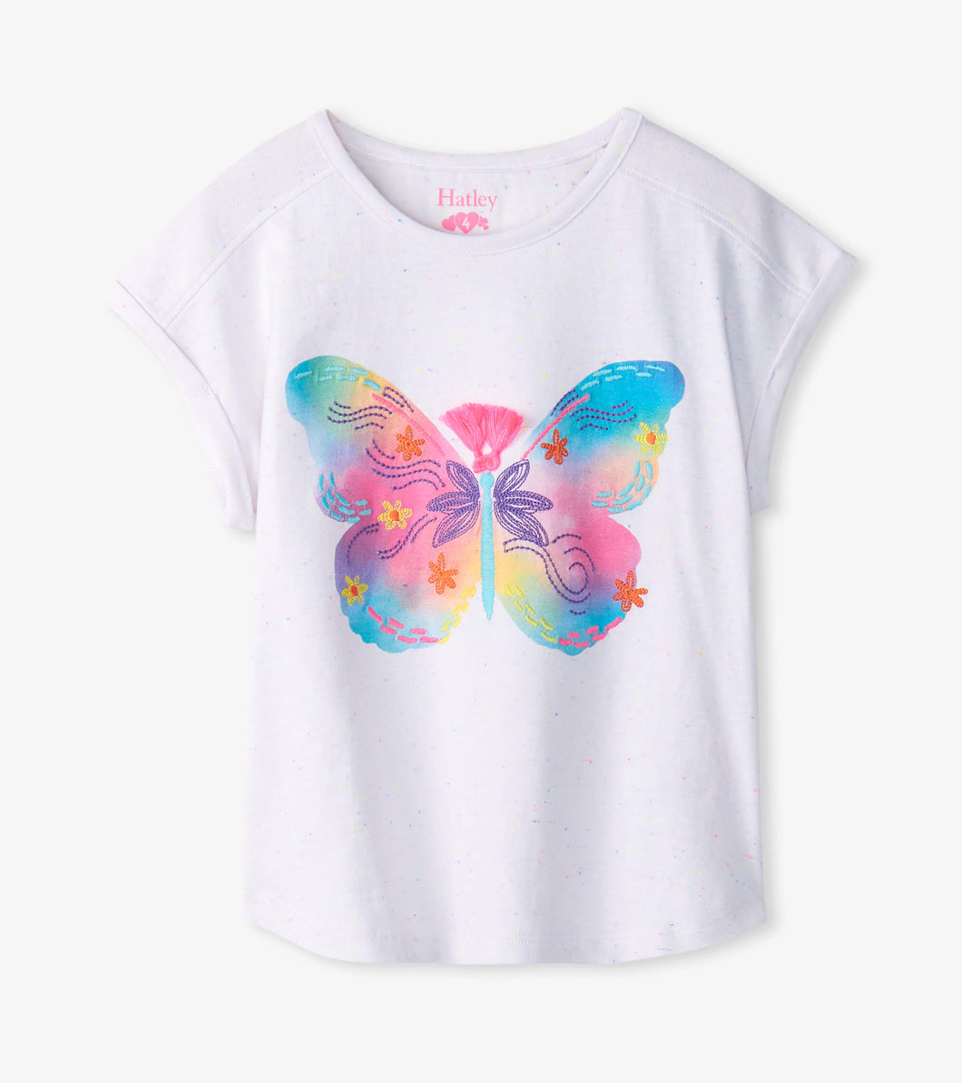 Painted Butterfly Relaxed Tee