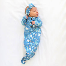 Load image into Gallery viewer, Bamboo Baby Ruffle Gown Newborn Bree