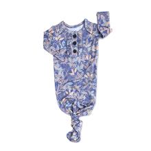 Load image into Gallery viewer, Bamboo Baby Ruffle Gown Newborn Ellie Floral