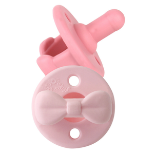 Pink Bow Sweetie Soother™ Pacifier Sets