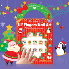 Load image into Gallery viewer, Lil&#39; Fingers Nail Art | Holly Jolly Christmas