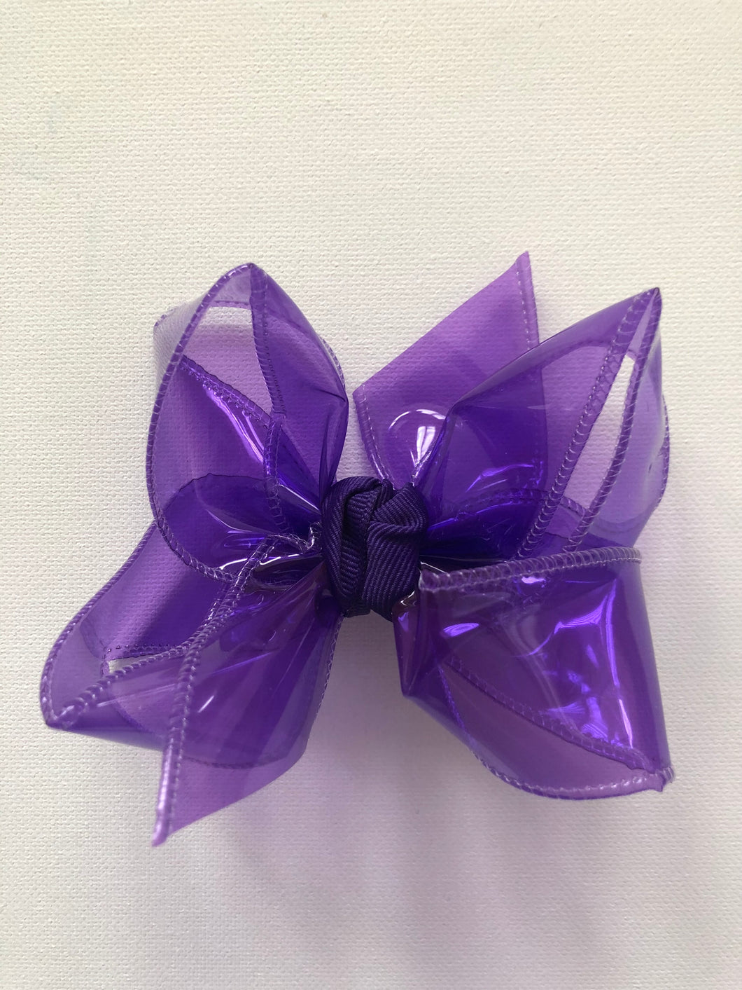Purple Waterproof Hair Bow