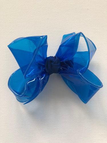 Royal Blue Waterproof Hair Bow
