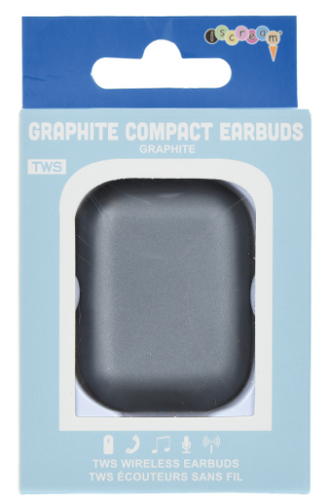 Graphite Compact Earbuds